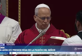 Papa León XIV encabeza los actos por Viernes Santo en la Basílica de San Pedro