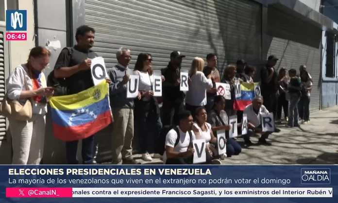 Venezolanos en el extranjero no podrán votar por trabas del gobierno de ...