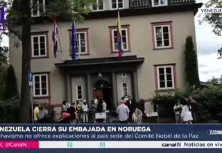 Venezuela cierra su embajada en Noruega