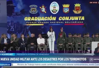 Venezuela crea unidad militar de rescate tras terremotos