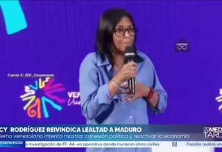 Venezuela: Delcy Rodríguez reivindica lealtad a Nicolás Maduro
