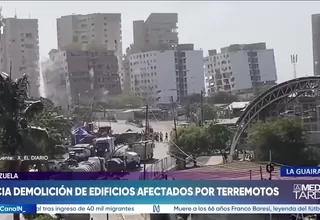 Venezuela inició demoliciones de edificios tras el devastador sismo