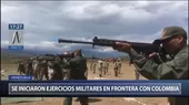 Venezuela inició ejercicios militares en la frontera con Colombia - Noticias de ejercicio