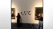 [VIDEO] España: Activistas se pegan a los cuadros de "Las Majas" de Goya - Noticias de espana