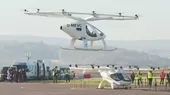 [VIDEO] Francia: Prueban taxis voladores que podrían usarse en los Juegos Olímpicos  - Noticias de francia