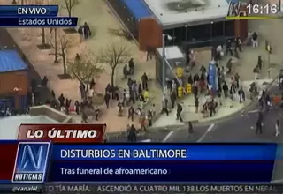 Disturbios en Baltimore: gobernador decreta estado de emergencia