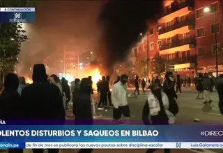 Violentos disturbios en España dejan 19 detenidos tras protestas
