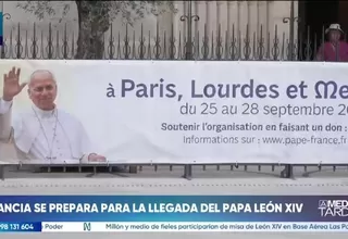 La llegada del papa León XIV a Francia genera expectativa entre miles de fieles