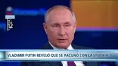 Rusia: Vladimir Putin reveló que se aplicó la vacuna Sputnik V contra el coronavirus - Noticias de sputnik-v