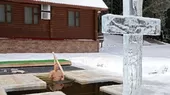 Rusia: Putin se bañó en agua helada a una temperatura de -20ºC para celebrar la Epifanía ortodoxa - Noticias de heladas