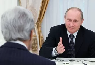 Vladimir Putin y John Kerry se reúnen en Moscú para discutir sobre Siria