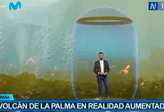 Volcán de La Palma: Proyección en realidad aumentada del evento natural genera elogios