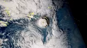 Imágenes satelitales de la erupción del volcán Tonga que generó tsunami - Noticias de Junt��monos para ayudar