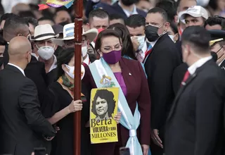 Xiomara Castro dio su primer discurso: "Se están rompiendo cadenas y tradiciones"