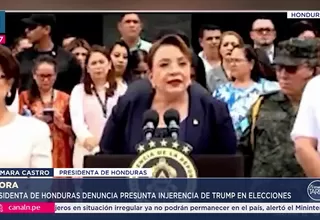 Xiomara Castro denuncia fraude electoral en Honduras e injerencia de Trump