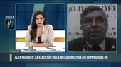 Paredes sobre declaraciones de Bermejo: Es una opinión, no el parecer de Perú Libre - Noticias de NPortada