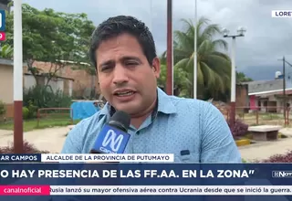 Alcalde de Putumayo exige mayor presencia militar en la frontera