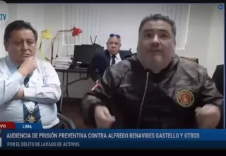 Alfredo Benavides: Dictan comparecencia restrictiva y pago de S/ 70 mil de caución