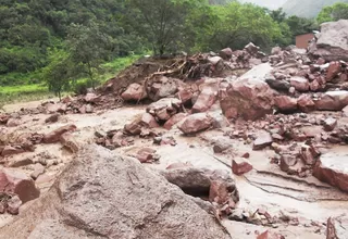 Amazonas: carretera Belaúnde Terry continúa bloqueada tras gran huaico