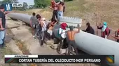 Amazonas: Tubería de oleoducto norperuano fue cortada causando derrame de petróleo - Noticias de derrame-petroleo