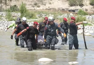 Cadáver de un hombre fue encontrado en medio del río Santa en Ancash 