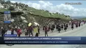 Andahuaylas: Comuneros realizaron paro contra minera Las Bambas - Noticias de andahuaylas