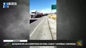 Apurímac: Cientos de vehículos varados en la vía Interoceánica - Noticias de apurimac