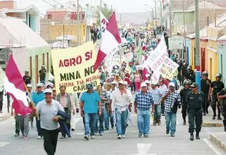 Tía María: acuerdan paro macrorregional sur de 48 horas el 27 de mayo