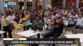 Arequipa: Alegría de los argentinos tras obtención de la copa del mundo - Noticias de argentina