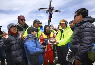 Arequipa: andinista celebró sus 94 años en la cumbre del Misti