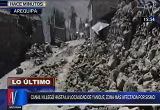 Arequipa: así luce Yanque, el distrito más afectado por el sismo