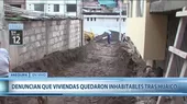 Arequipa: Caída de huaico dejó viviendas inhabitables en Paucarpata - Noticias de paucarpata