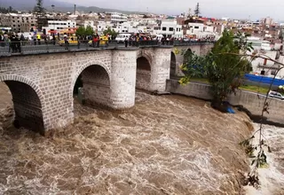 Arequipa: caudal del río Chili se triplicó por fuertes lluvias
