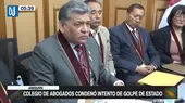Arequipa: Colegio de Abogados condenó intento de golpe de Estado - Noticias de coordinador-de-jurado-electoral