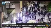 Arequipa: Deflagración de balón de gas provocó pánico en transeúntes   - Noticias de guerra