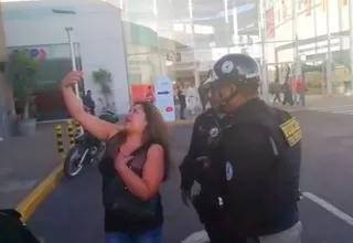 Arequipa: reducen a mujer por burlarse de policía