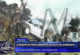 Arequipa: esposos fallecieron tras caer a un abismo de 250 metros