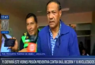 Exdirector PNP descartó ser parte de presunta red de trata de menores en Arequipa