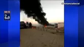 Arequipa: Un muerto tras incendio en fábrica de tecnopor - Noticias de fabrica