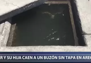 Arequipa: mujer cayó a un buzón sin tapa con su bebé de tres meses