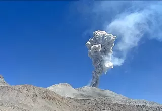 Arequipa: observatorio reportó nuevas emisiones de cenizas del volcán Sabancaya