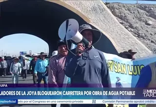 Arequipa: Pobladores de La Joya bloquearon Panamericana Sur