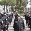 Arequipa: Policía garantizó seguridad durante visita presidencial