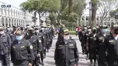 Arequipa: Policía garantizó seguridad durante visita presidencial - Noticias de edificio