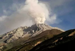 Arequipa: advierten de caída de cenizas ante proceso eruptivo del Sabancaya