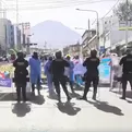 Arequipa: Protestas previo a reunión de ministros con el presidente Castillo