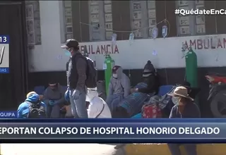 Arequipa: Reportan colapso de hospital Honorio Delgado por falta de camas