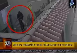 Arequipa: roban más de 100 mil dólares director de hospital