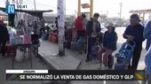 Arequipa: Se normalizó la venta de gas doméstico y GLP - Noticias de gas