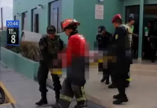 Arequipa: sujeto encerrado en comisaría terminó con graves quemaduras